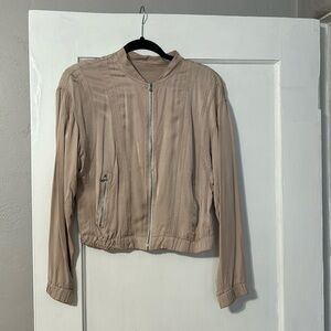 Blank NYC Satin Bomber